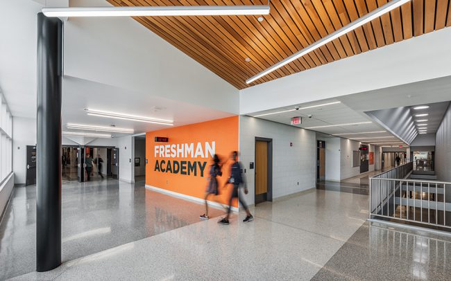 Frederick Douglass High School Corridor