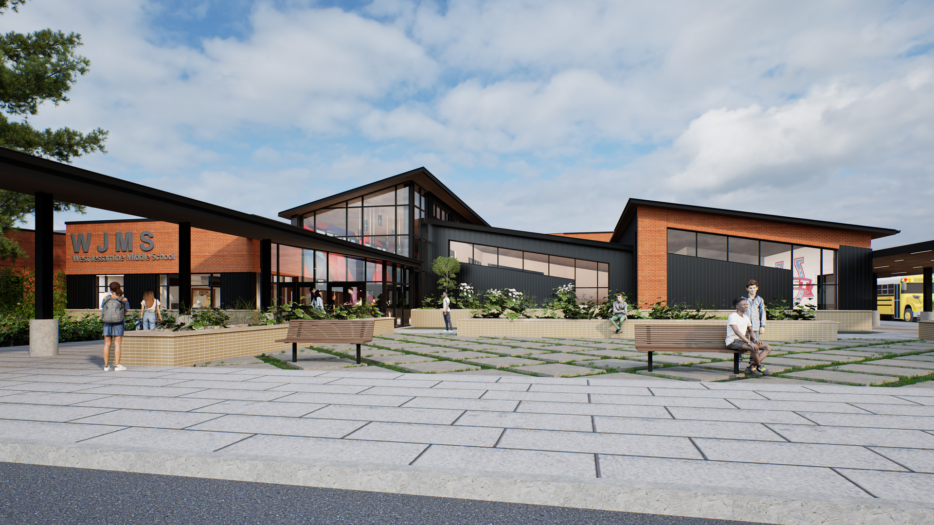 West Jessamine Middle School Rendering West Jessamine Middle School Rendering